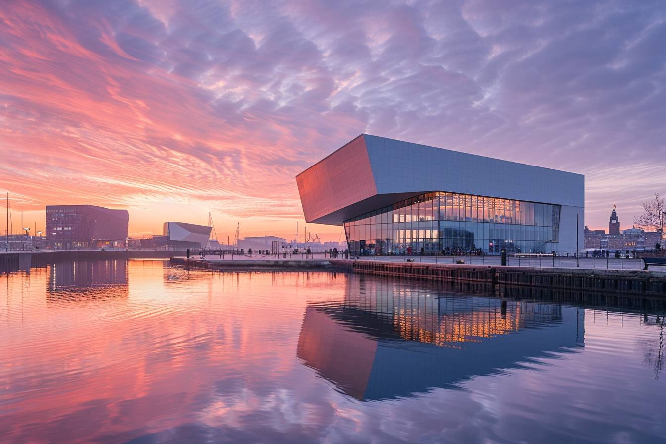 Galerie moderne à Liverpool avec œuvres contemporaines  
Exposition d'art actuel captivante dans la ville anglaise