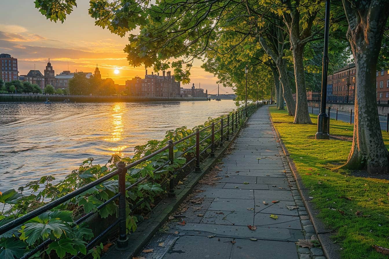 Footing à Liverpool dans les meilleurs lieux urbains